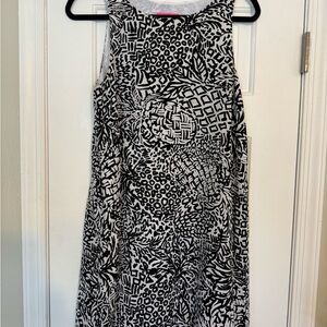 Lilly Pulitzer White and Black Dress